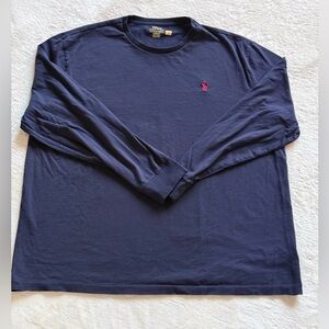 Polo by Ralph Lauren Men's Dark Blue Long Sleeve Tee